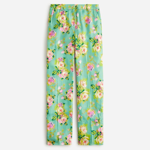 J. Crew Pants - J. Crew NWT Ingrid Pant in Rose Garden Trouser Bottoms High-Rise Ankle